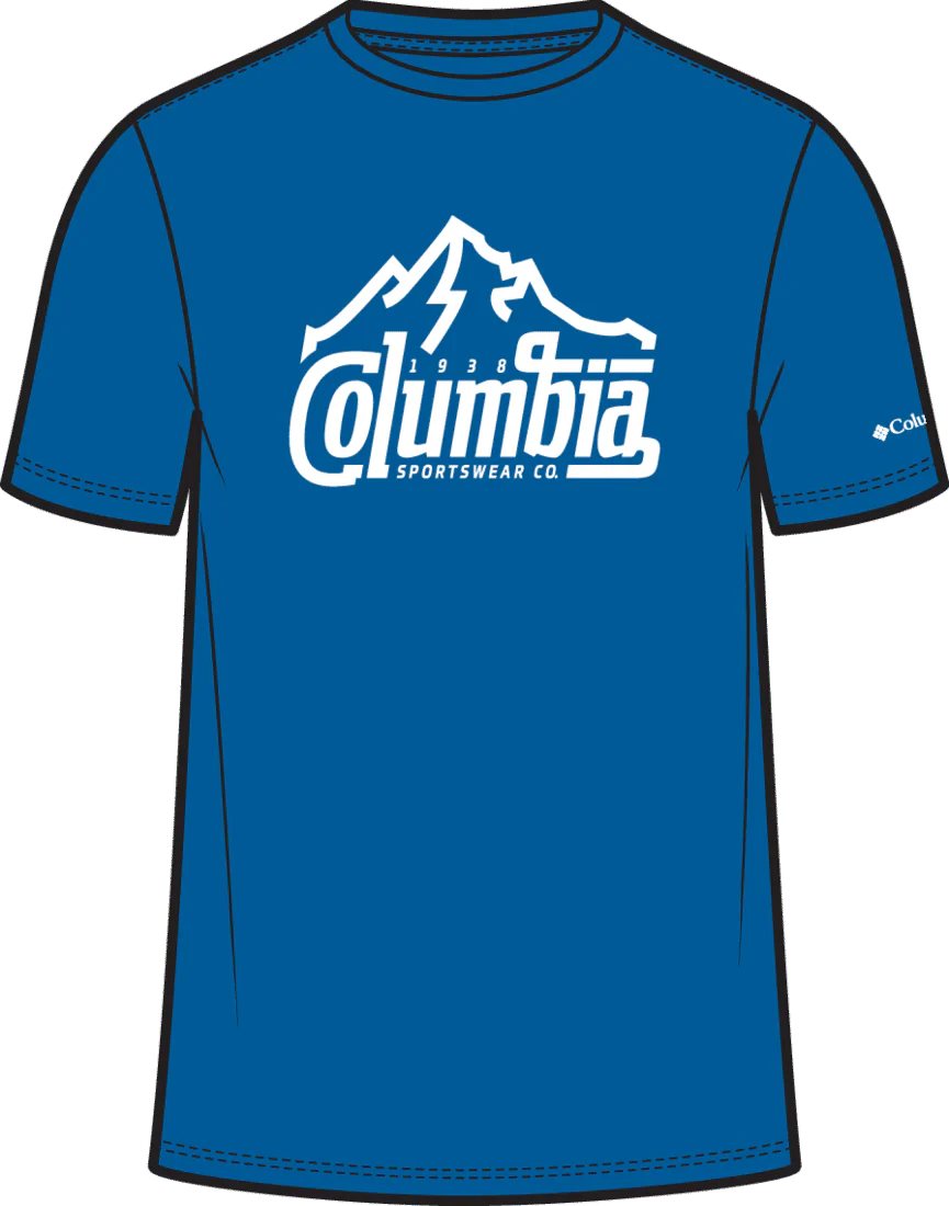 Columbia Men Blue Path Lake Graphic Tee II - Image 2