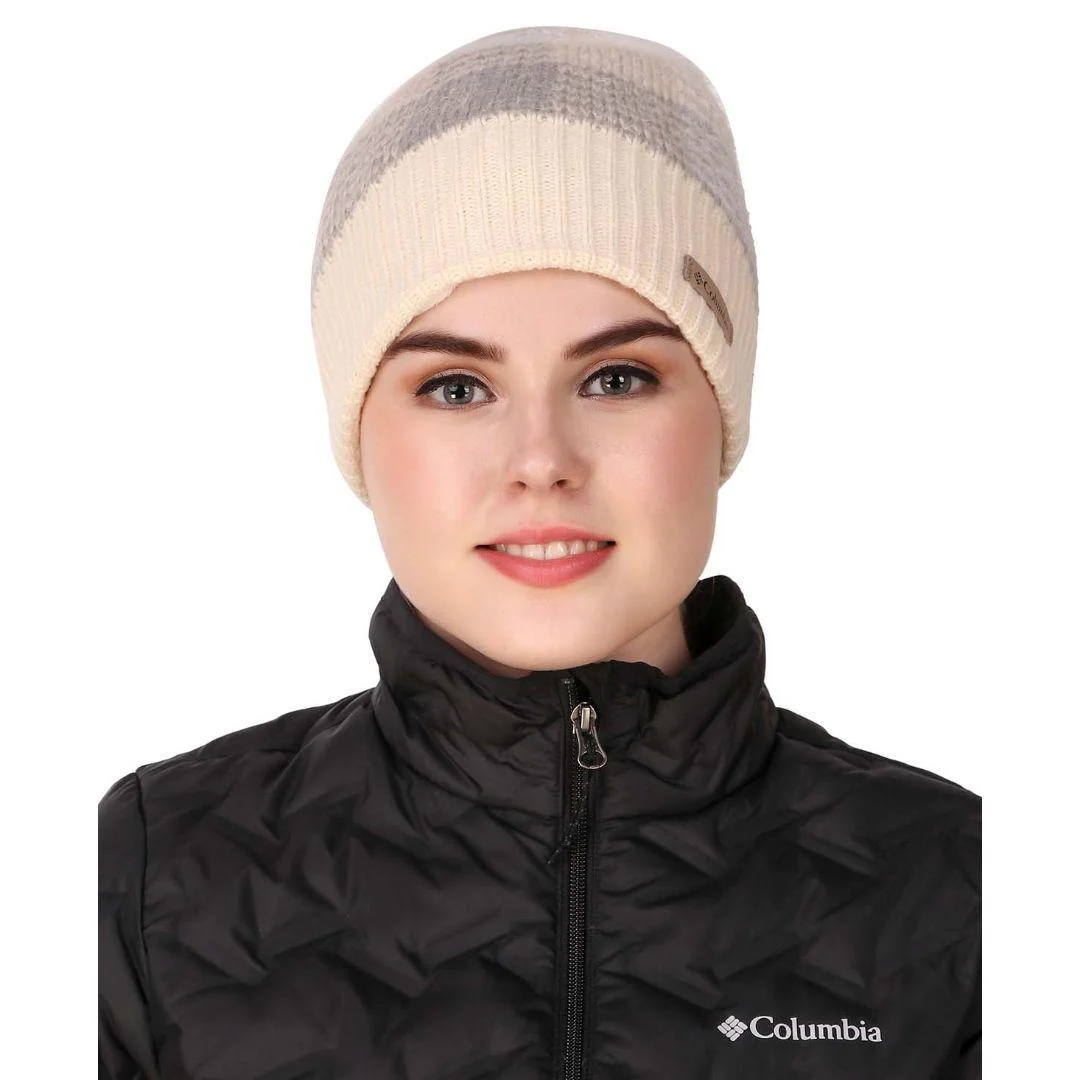 Columbia Women White Permafrost Plush Beanie II - Image 4