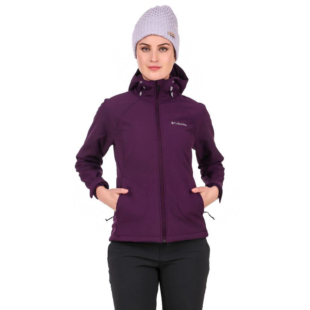 Columbia Women Maroon Phurtec II Softshell - Image 5