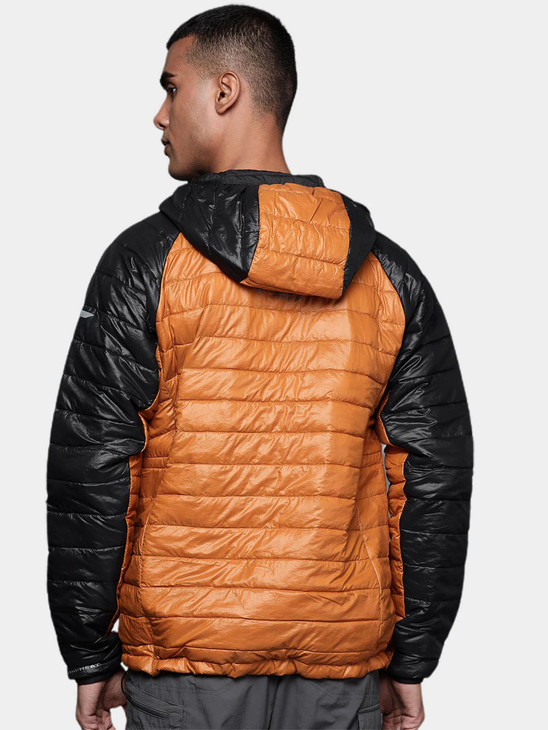 Columbia Men Orange Platinum Peak Hooded Jacket - Image 12