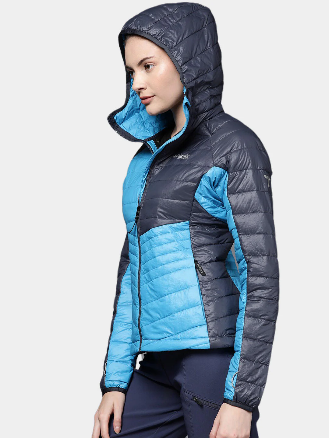 Columbia Women Blue Platinum Peak Hooded Jacket - Image 11