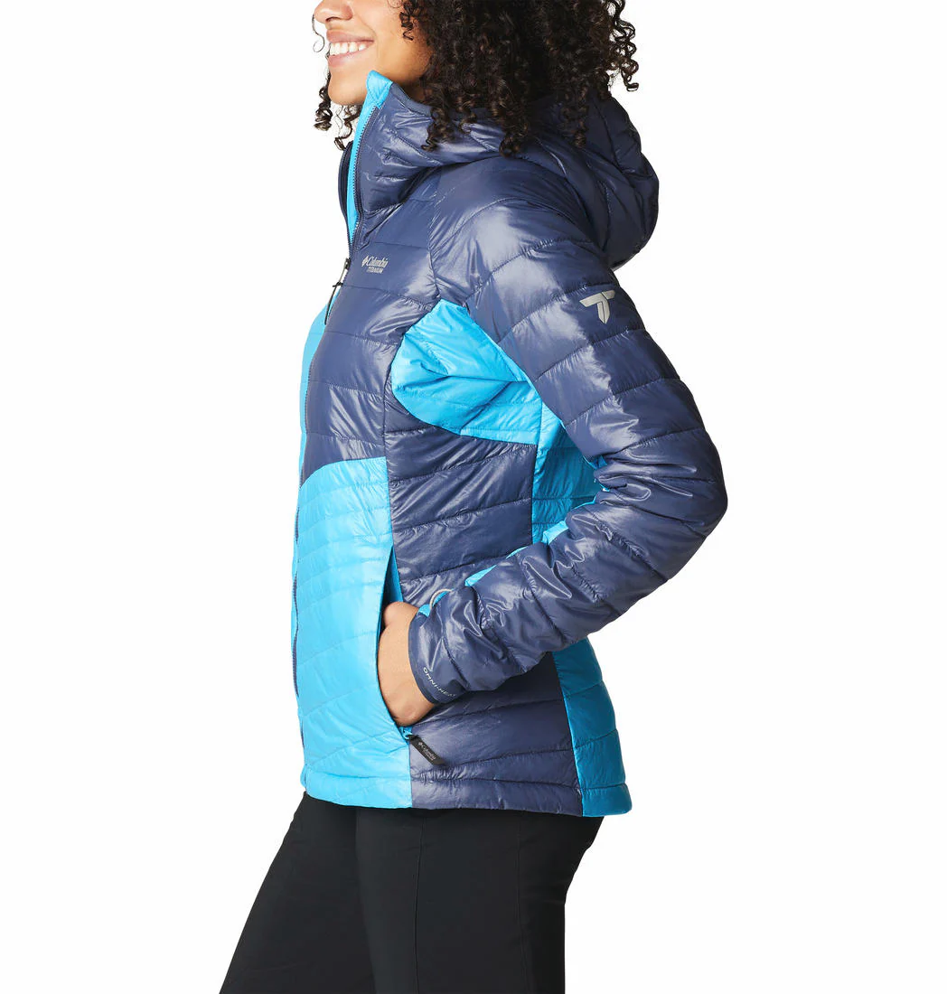 Columbia Women Blue Platinum Peak Hooded Jacket - Image 2