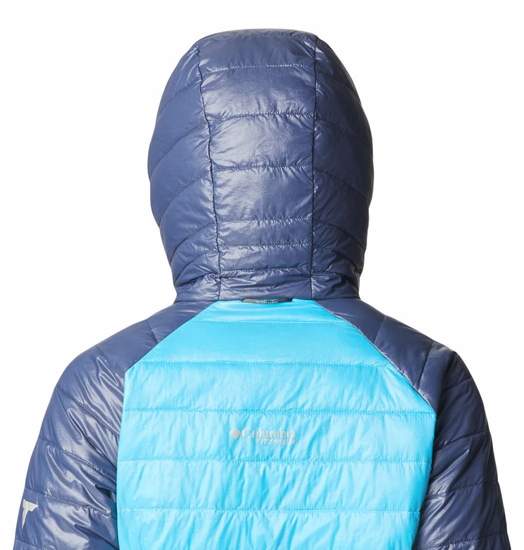 Columbia Women Blue Platinum Peak Hooded Jacket - Image 4