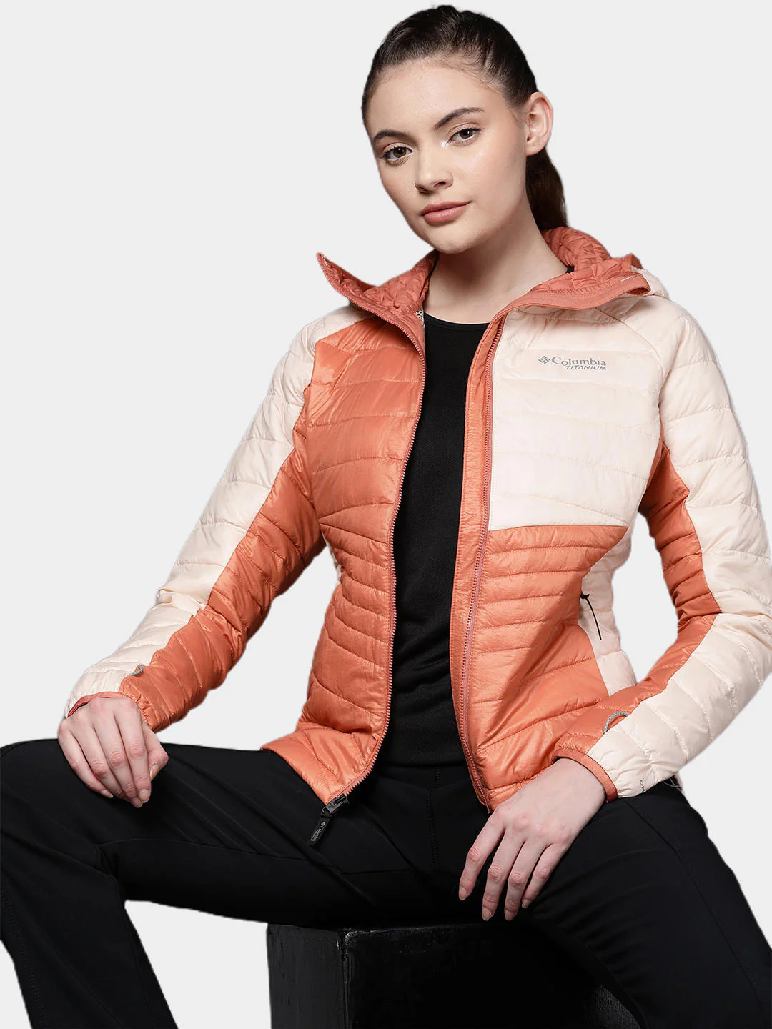 Columbia Women Red Platinum Peak Hooded Jacket - Image 11