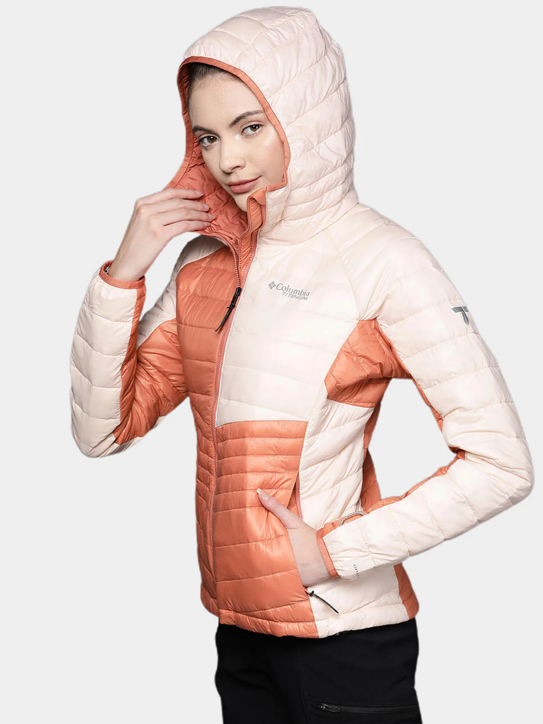 Columbia Women Red Platinum Peak Hooded Jacket - Image 12