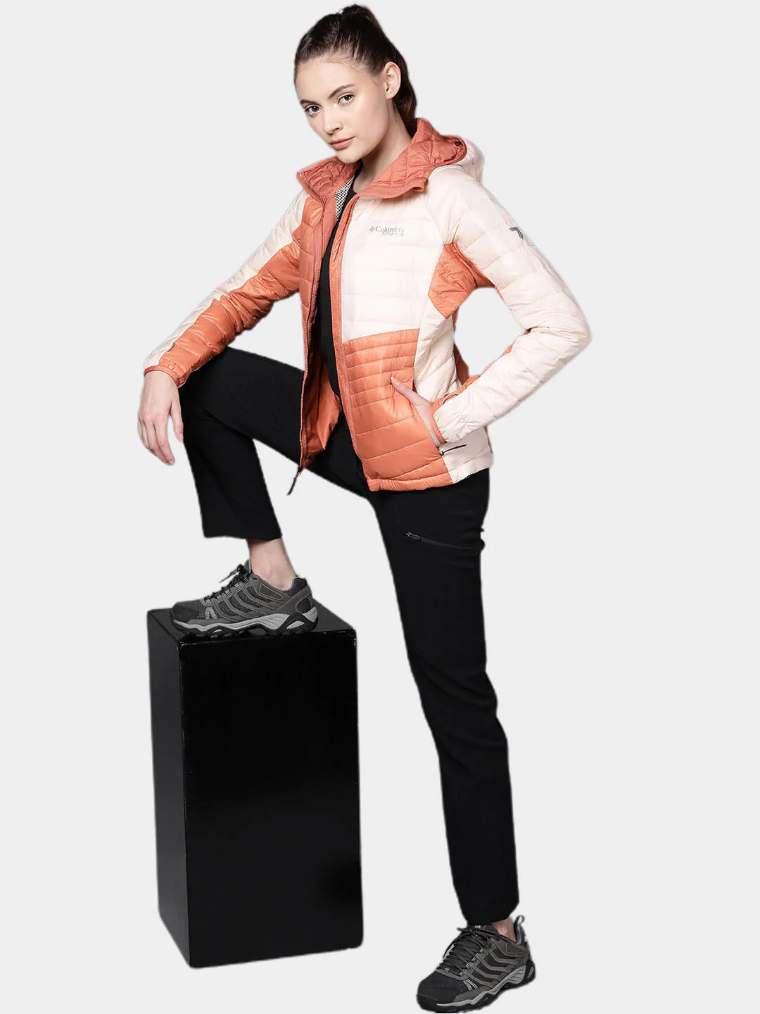 Columbia Women Red Platinum Peak Hooded Jacket - Image 13