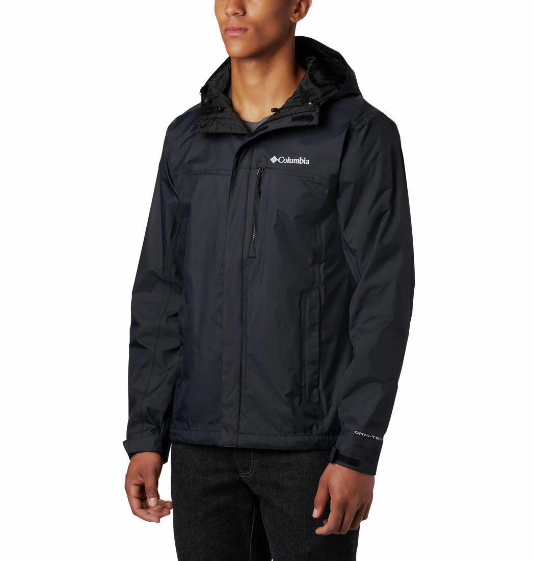 Columbia Men Black Pouring Adventure II Jacket Waterproof - Image 4