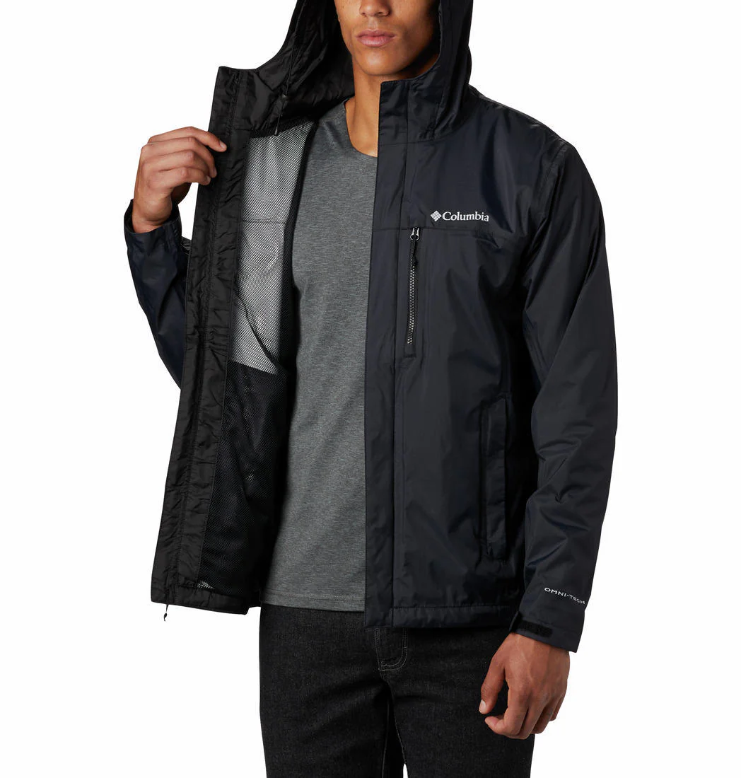 Columbia Men Black Pouring Adventure II Jacket Waterproof - Image 7