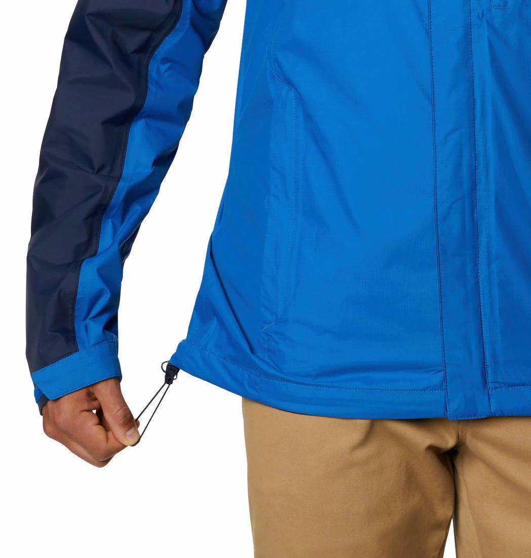 Columbia Men Blue Pouring Adventure II Jacket Waterproof - Image 4