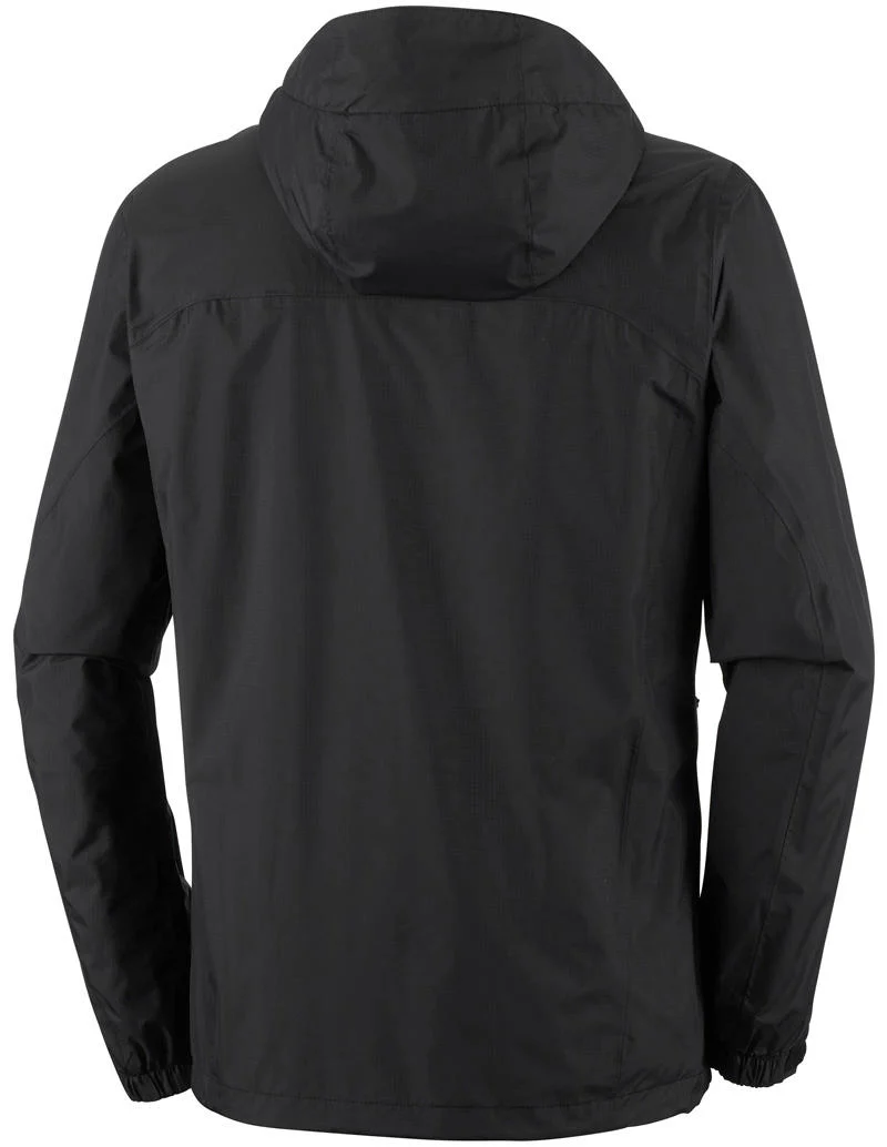 Columbia Men Black Pouring Adventure Jacket Waterproof - Image 2