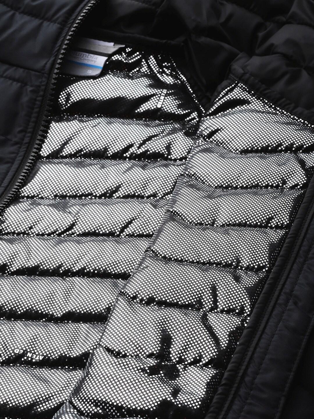 Columbia Women Black Powder Lite Hooded Jacket - Image 6