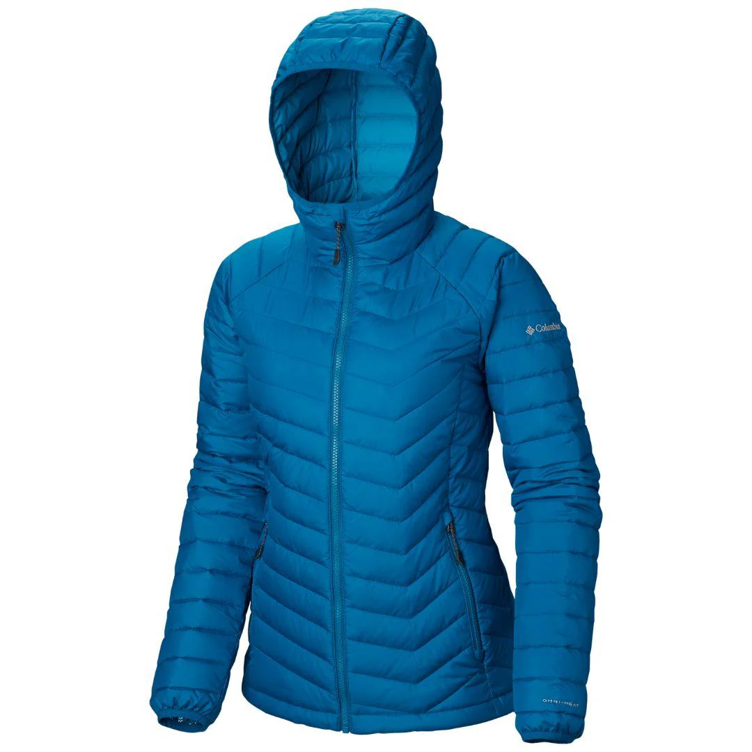 Columbia Women Blue Powder Lite Hooded Jacket - Image 2