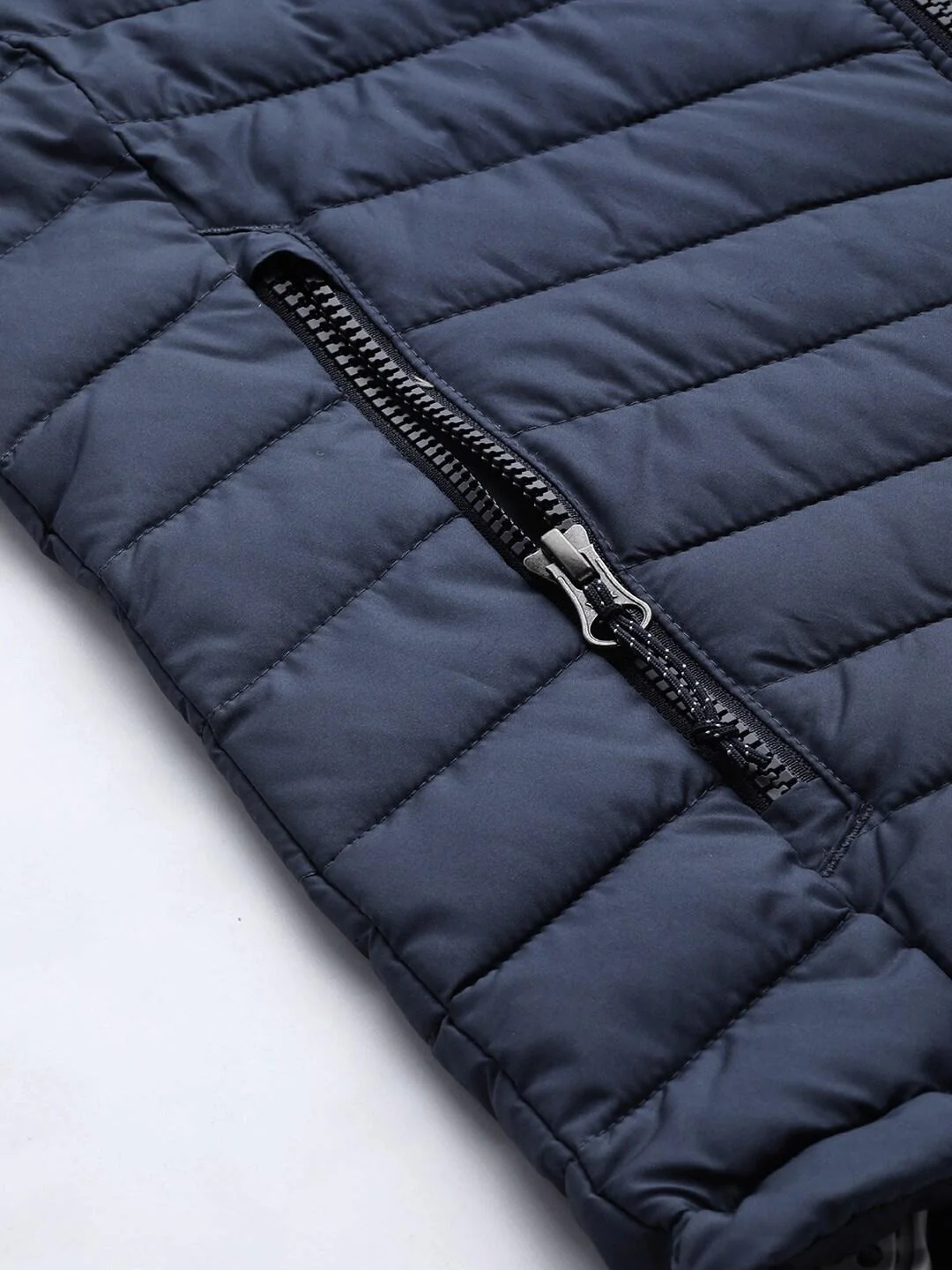 Columbia Women Navy Blue Powder Lite Hooded Jacket - Image 6