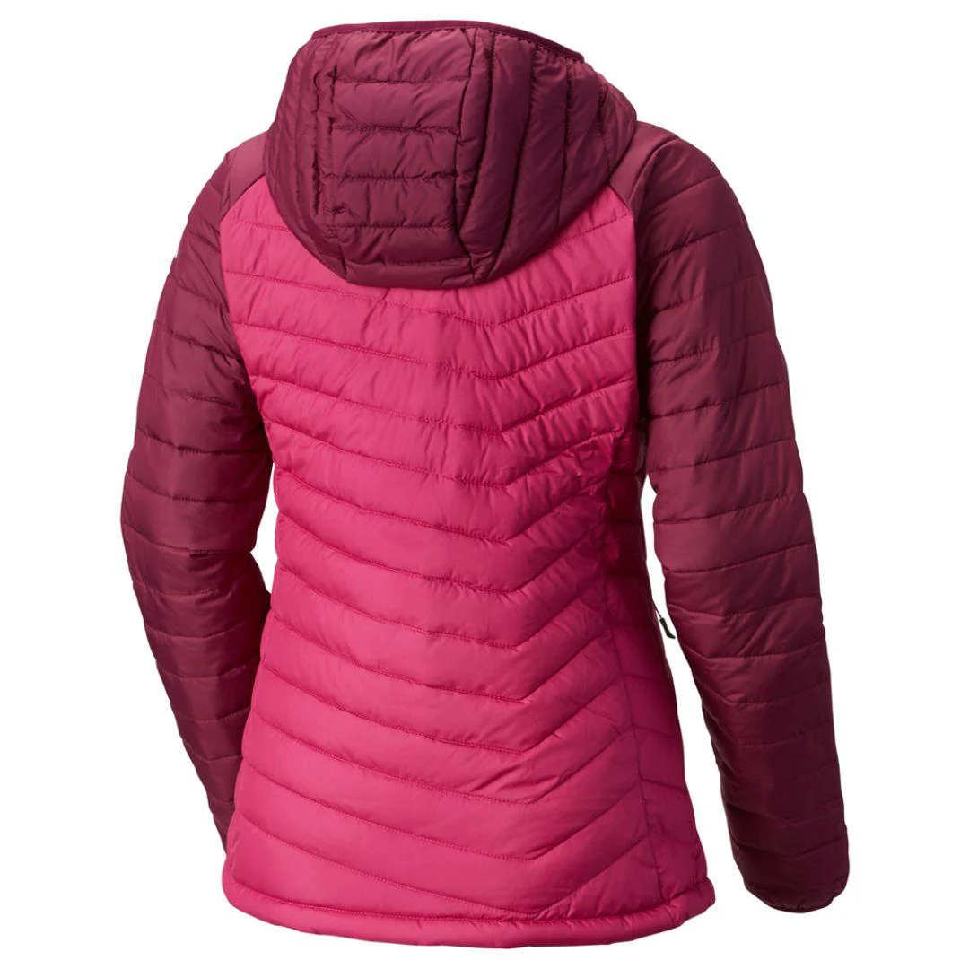 Columbia Women Red Powder Lite Hooded Jacket - Image 2