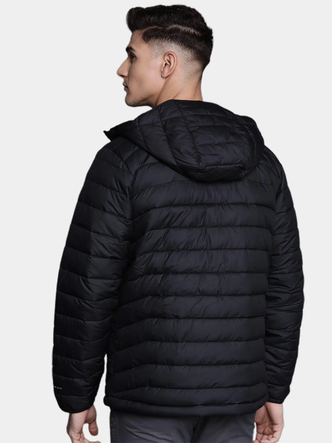Columbia Men Black Powder Lite Hooded Jacket - Image 11