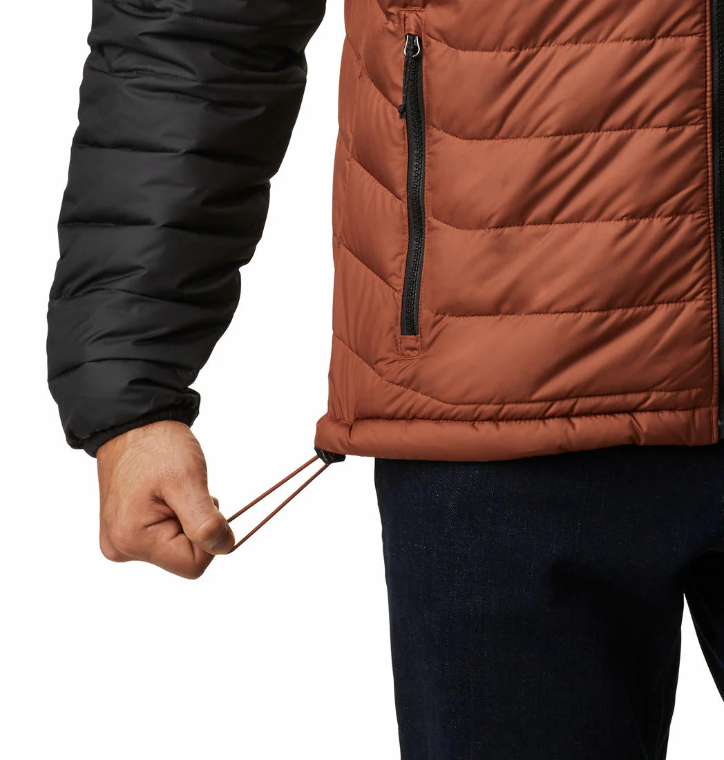Columbia Men Brown Powder Lite Hooded Jacket - Image 4