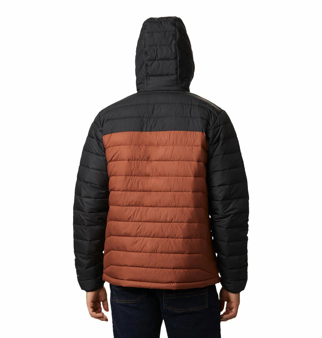 Columbia Men Brown Powder Lite Hooded Jacket - Image 6