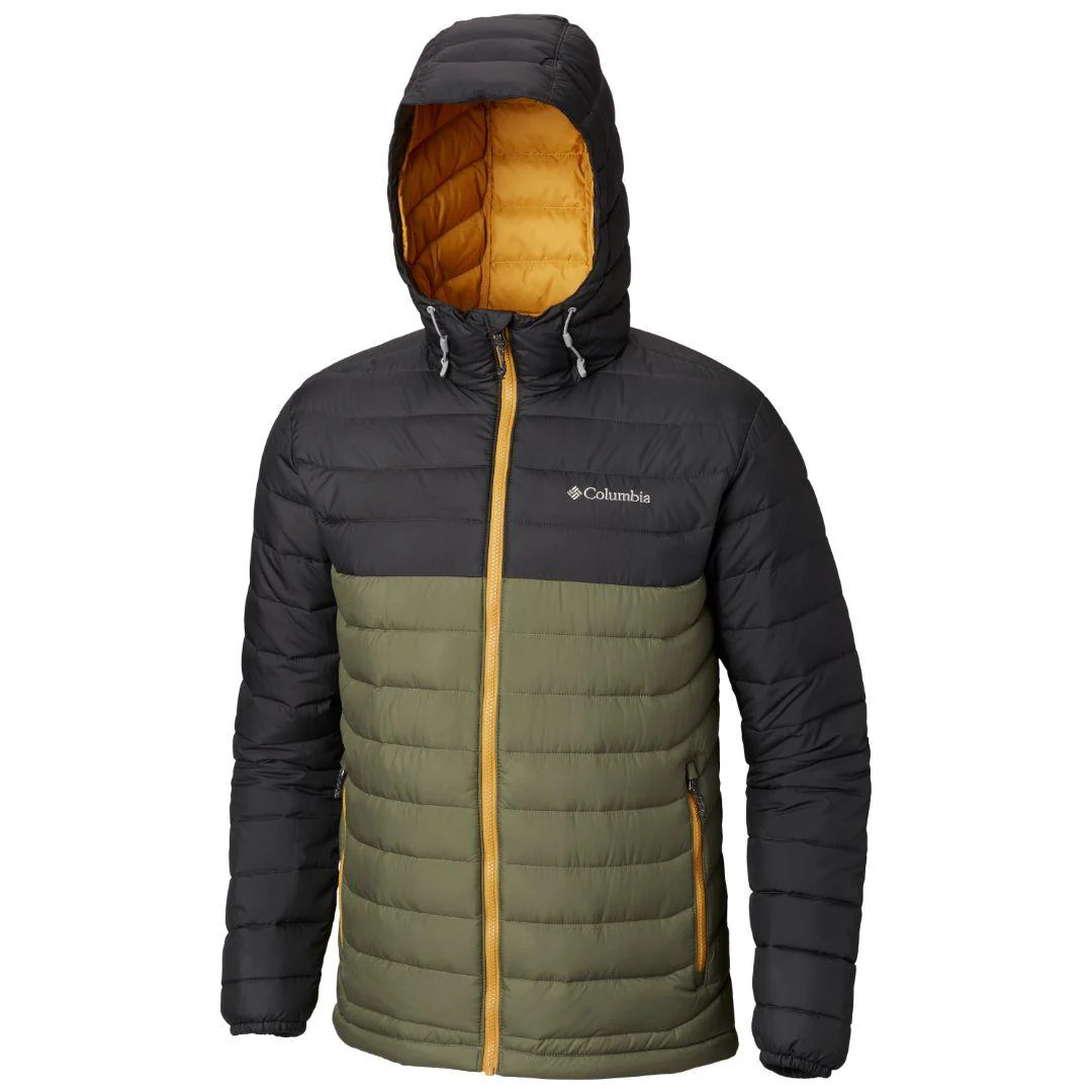 Columbia Men Green Powder Lite Hooded Jacket - Image 2