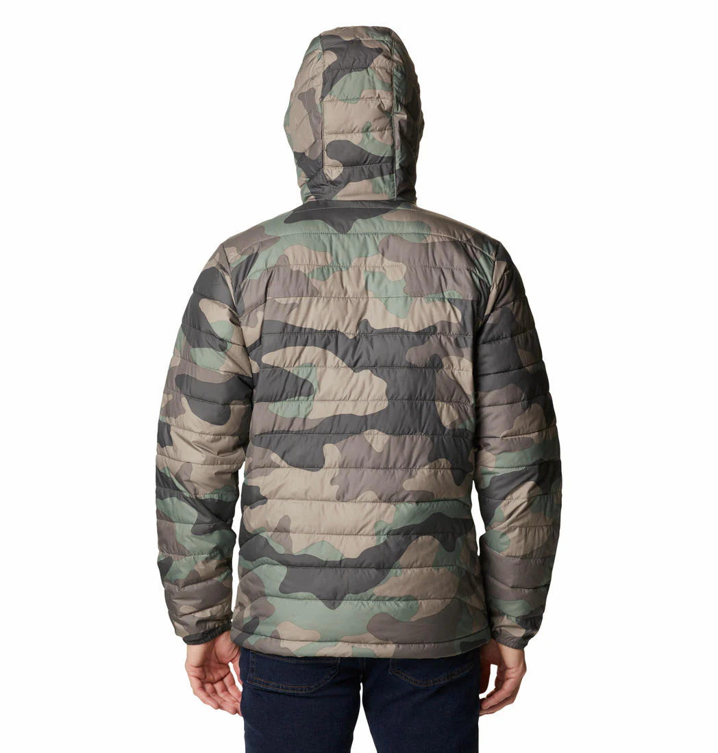 Columbia Men Green Powder Lite Hooded Jacket - Image 4