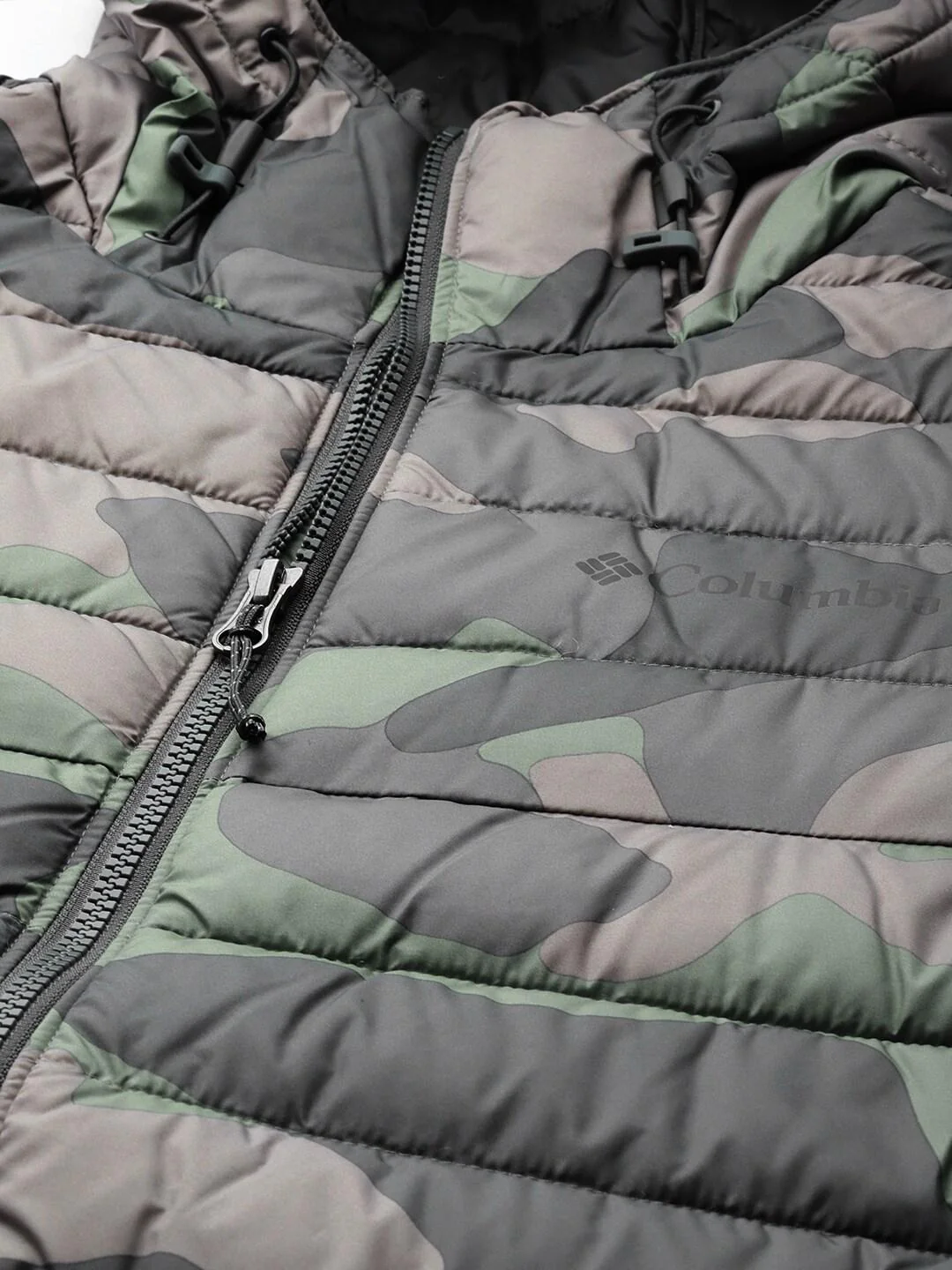 Columbia Men Green Powder Lite Hooded Jacket - Image 5