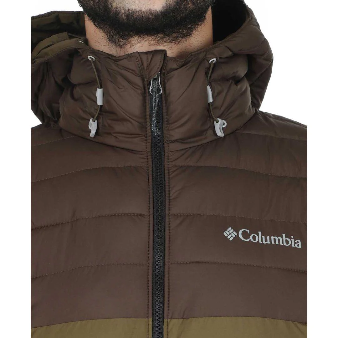 Columbia Men Green Powder Lite Hooded Jacket - Image 3