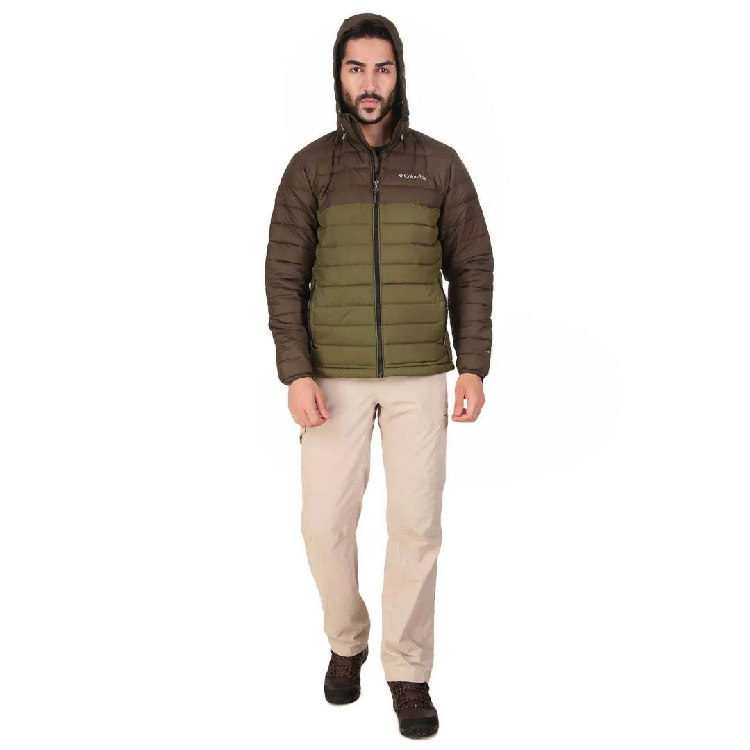Columbia Men Green Powder Lite Hooded Jacket - Image 4