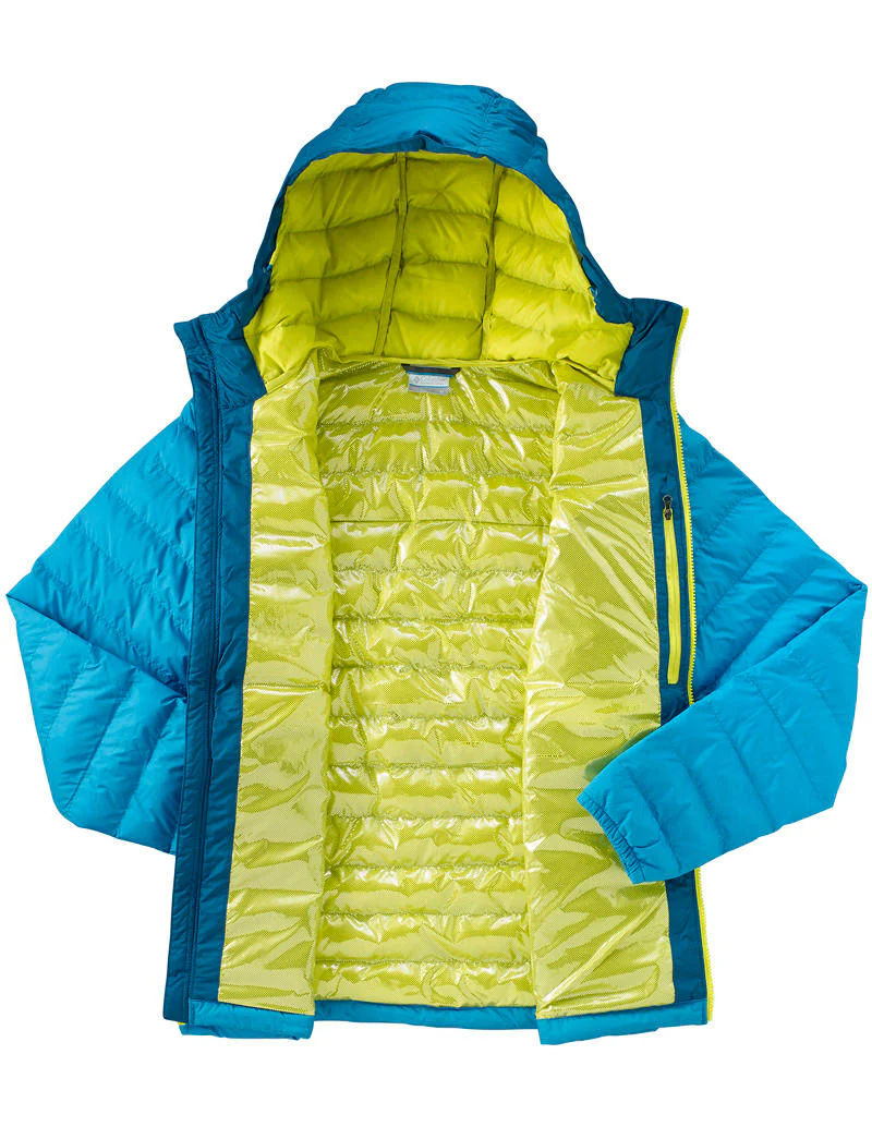 Columbia Men Blue Powder Lite Hooded Jacket - Image 3