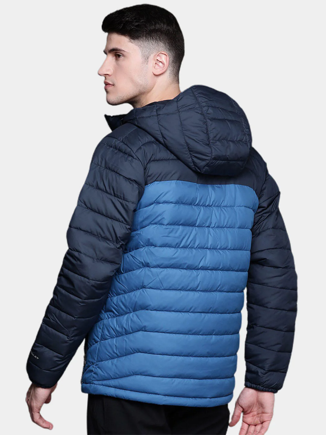 Columbia Men Blue Powder Lite Hooded Jacket - Image 11