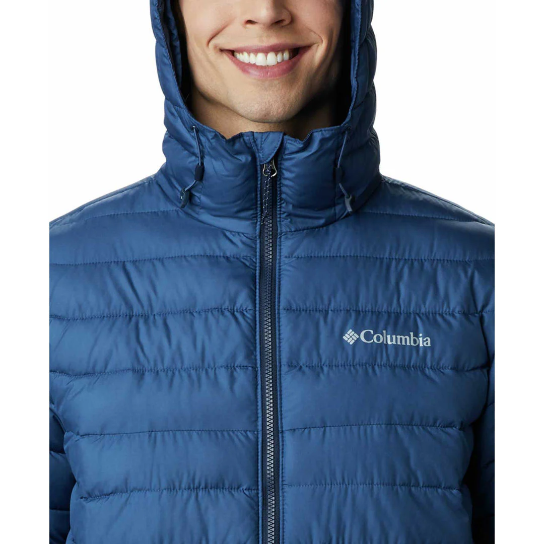 Columbia Men Blue Powder Lite Hooded Jacket - Image 2