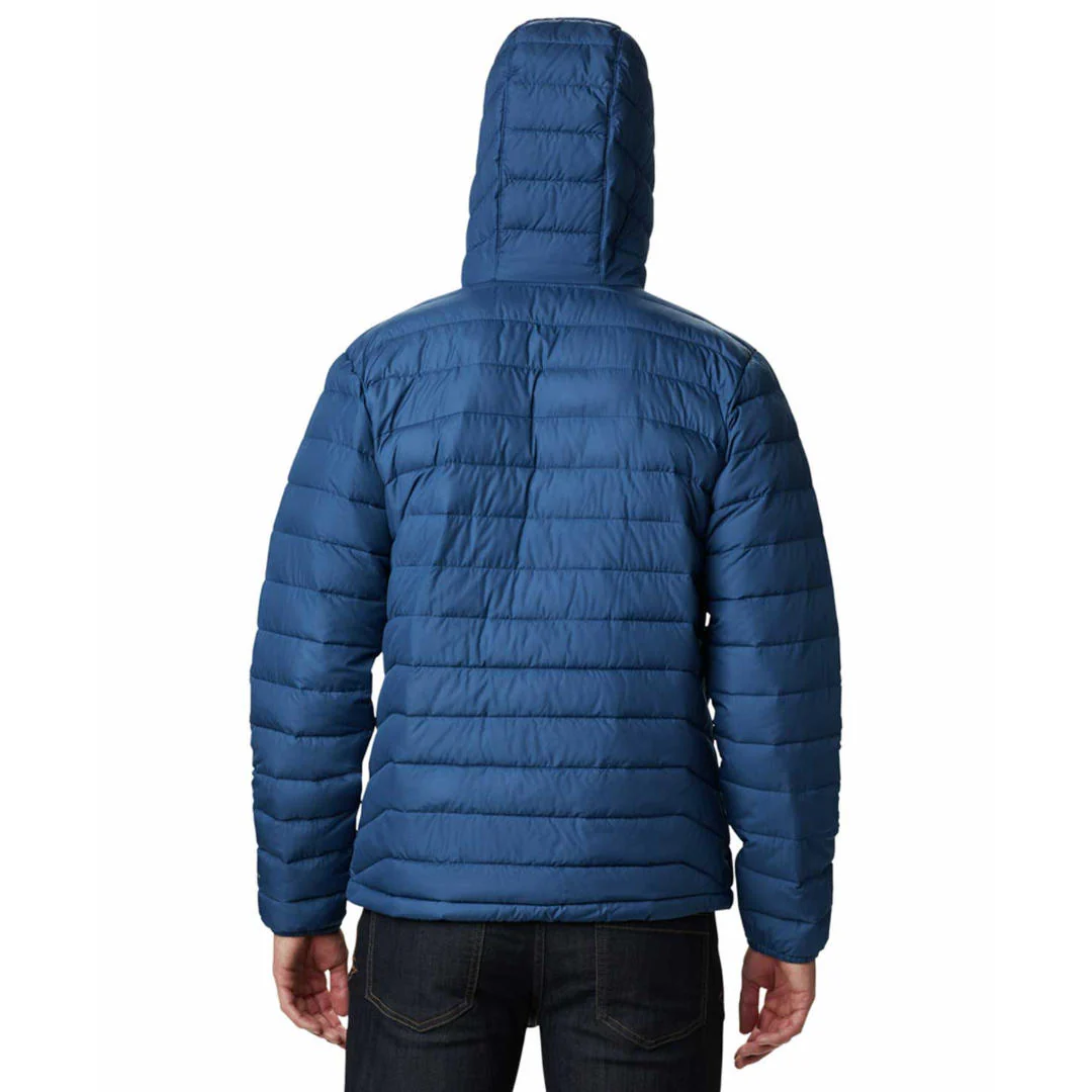 Columbia Men Blue Powder Lite Hooded Jacket - Image 6