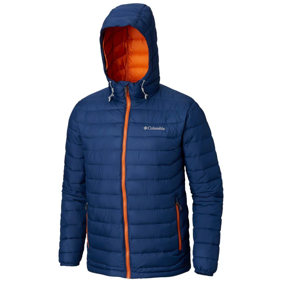 Columbia Men Blue Powder Lite Hooded Jacket - Image 2