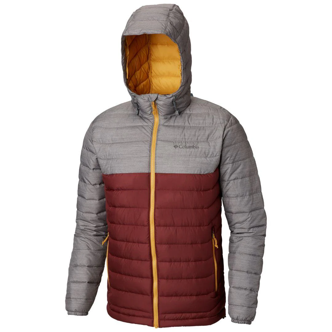 Columbia Men Red Powder Lite Hooded Jacket - Image 2