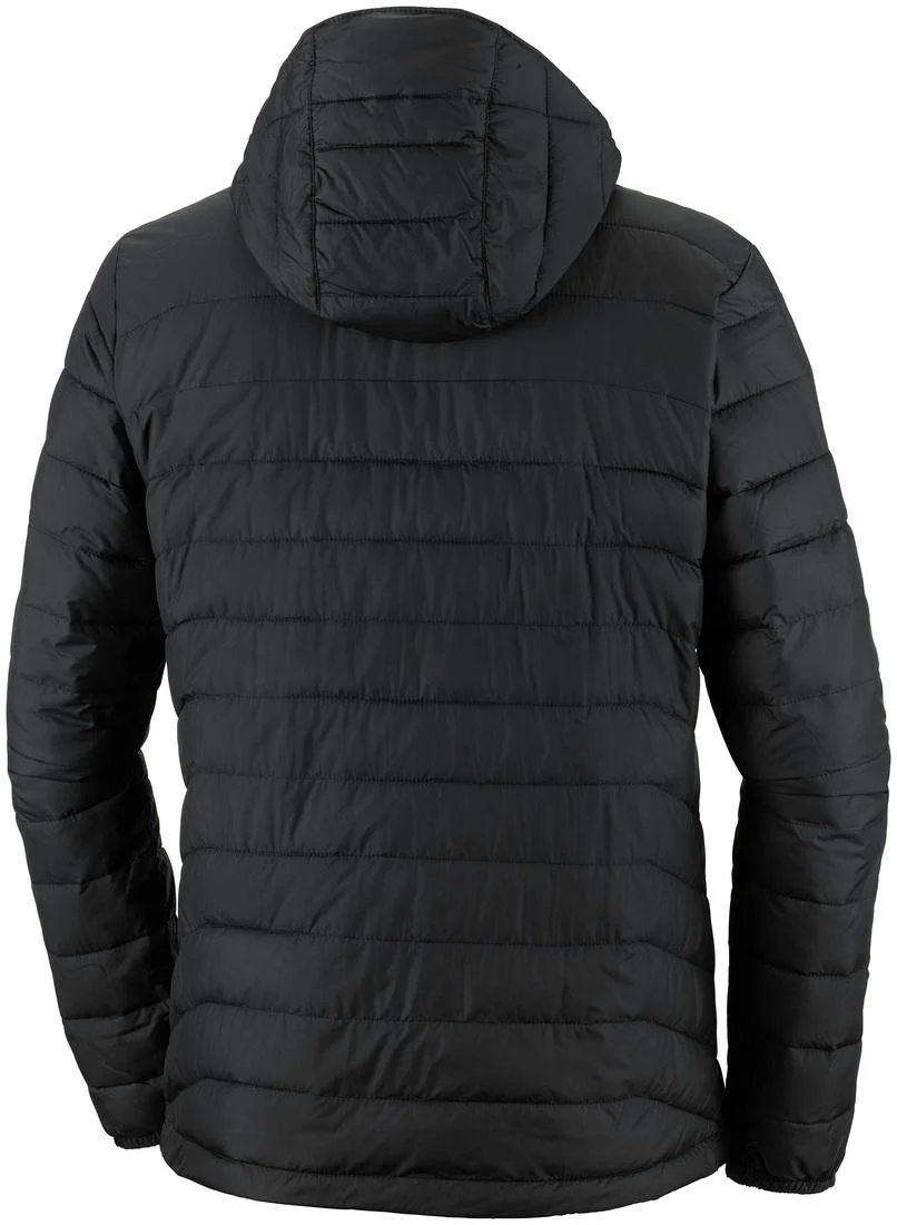 Columbia Men Black Powder Lite Hooded Jacket - Image 2