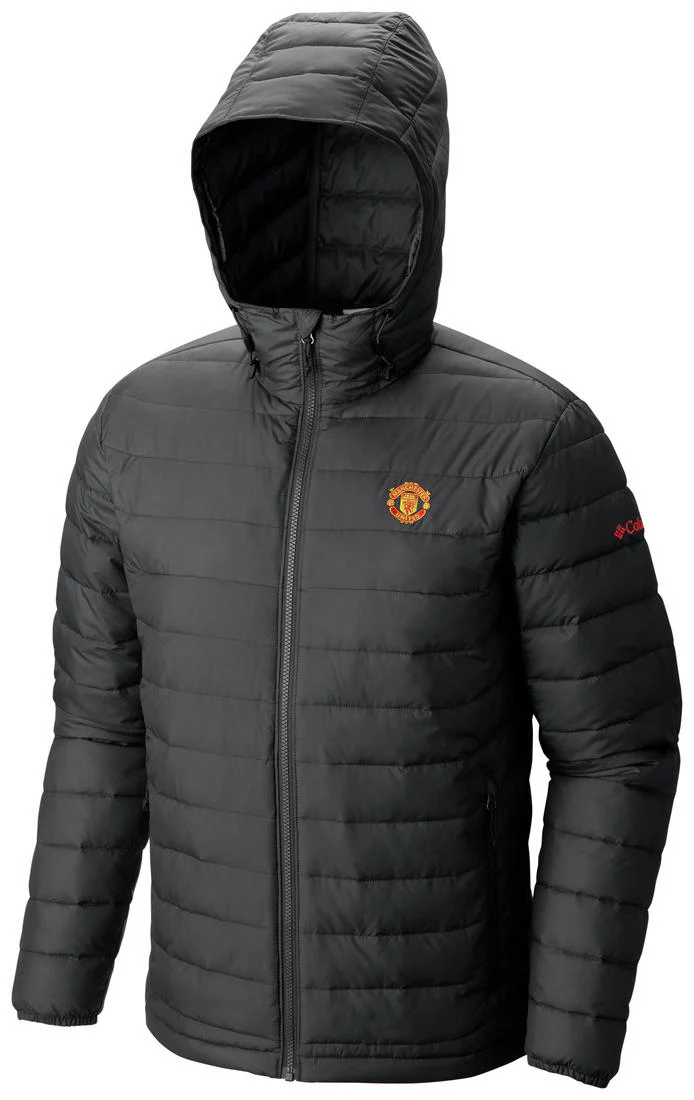 Columbia Men Black Powder Lite Hooded Jacket - Image 3
