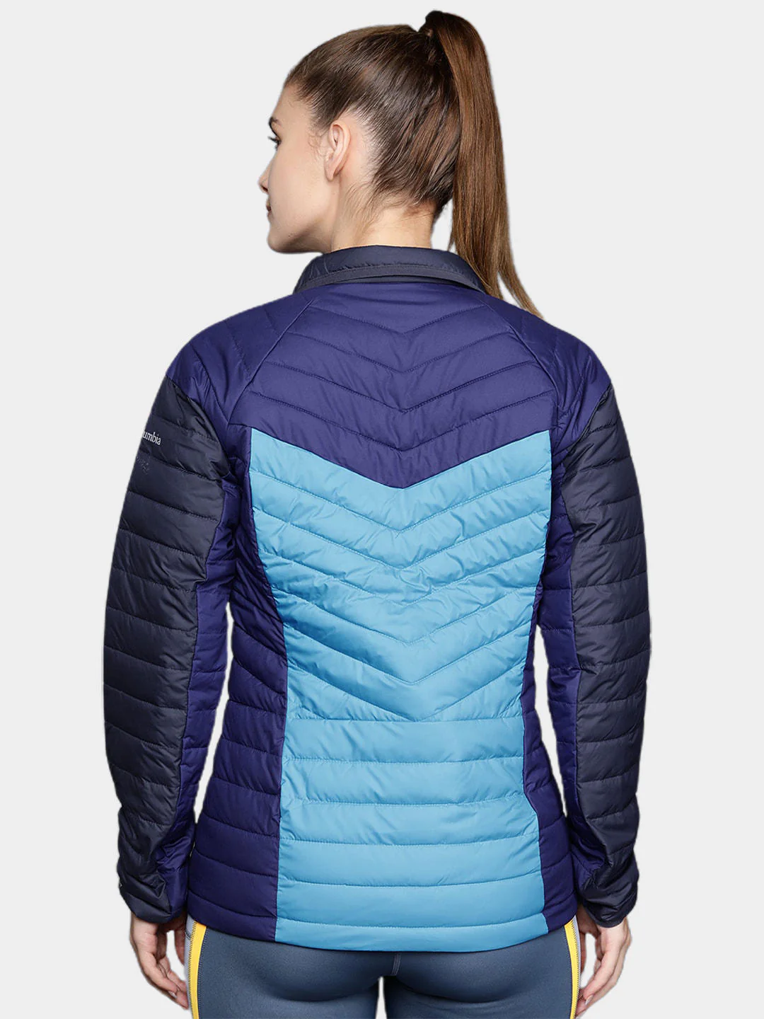 Columbia Women Blue Powder Lite II Full Zip Jacket - Image 10