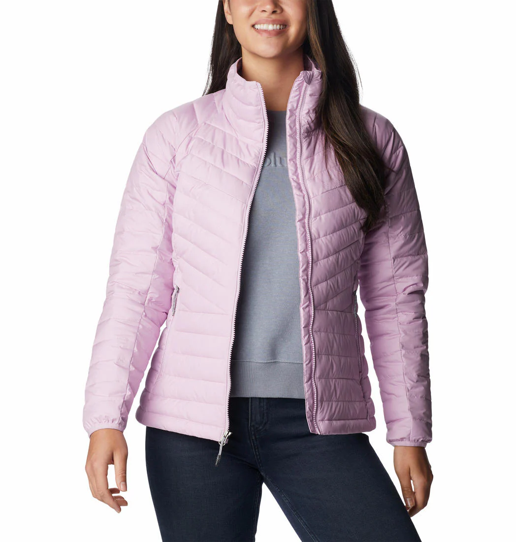 Columbia Women Purple Powder Lite II Full Zip Jacket - Image 4