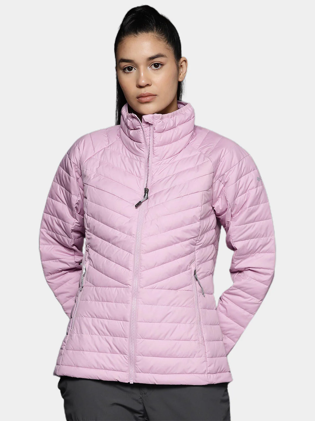 Columbia Women Purple Powder Lite II Full Zip Jacket - Image 8