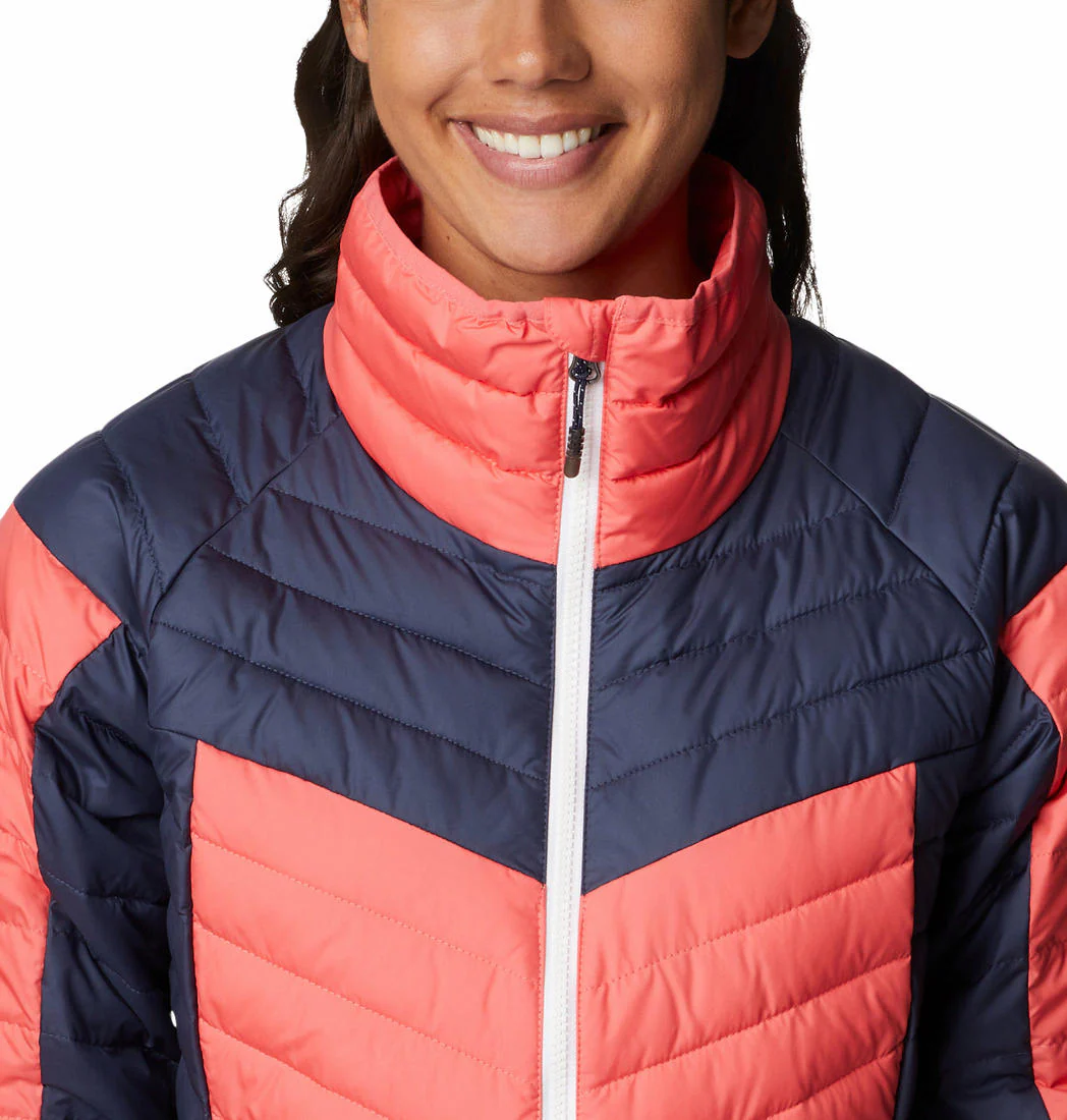 Columbia Women Pink Powder Lite II Full Zip Jacket - Image 2
