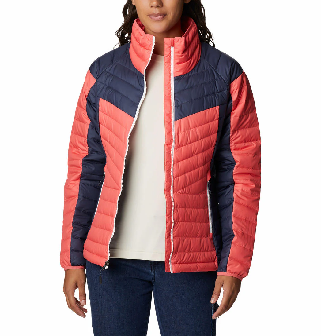 Columbia Women Pink Powder Lite II Full Zip Jacket - Image 4