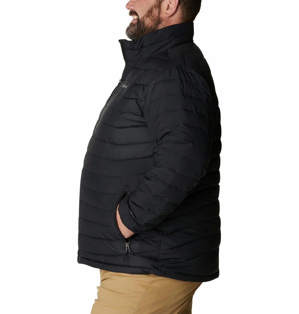 Columbia Men Black Powder Lite Jacket - Image 6