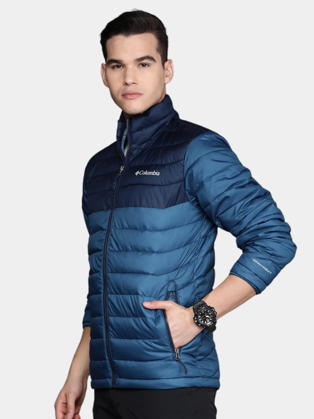 Columbia Men Blue Powder Lite Jacket - Image 11
