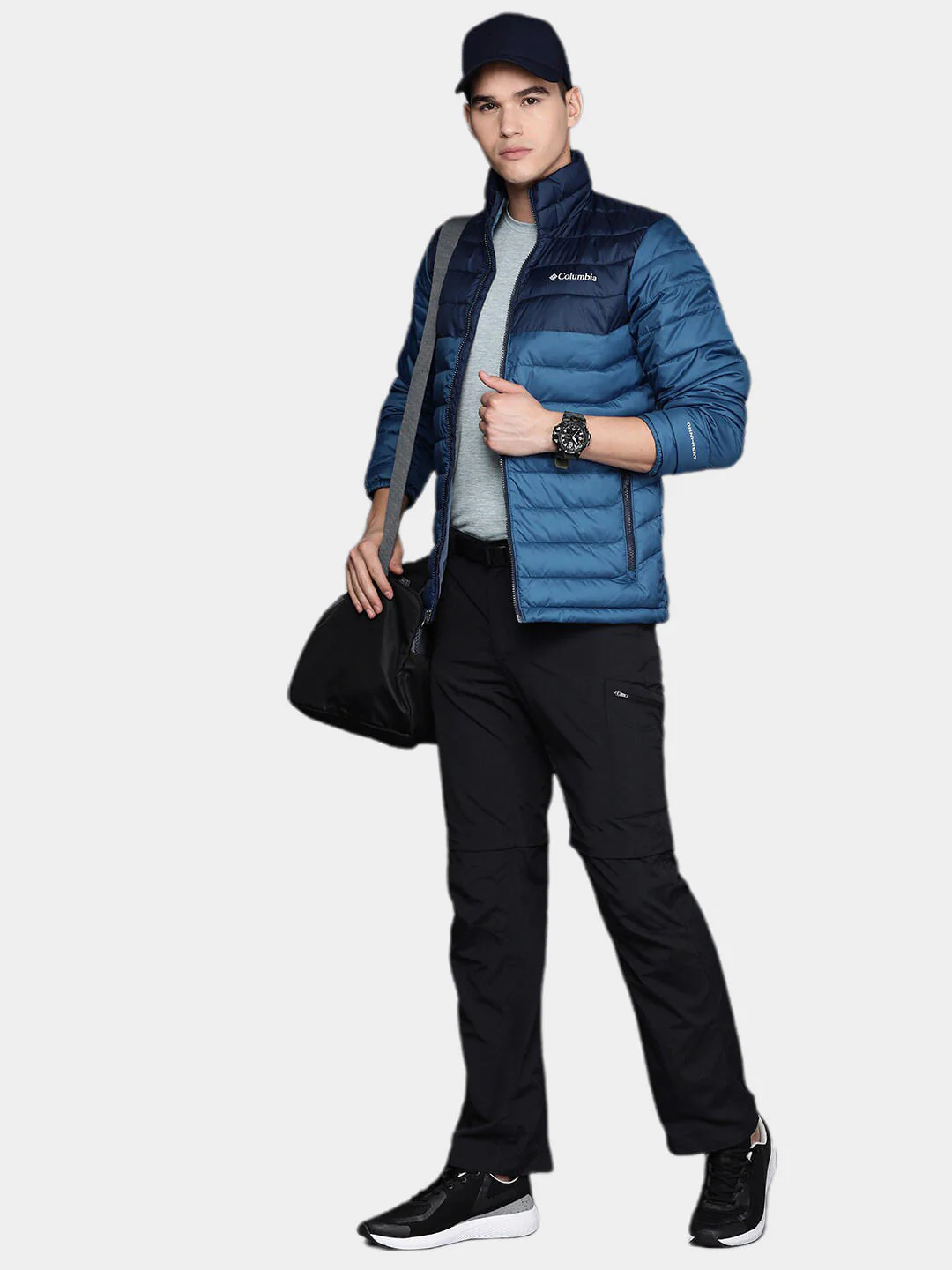 Columbia Men Blue Powder Lite Jacket - Image 12