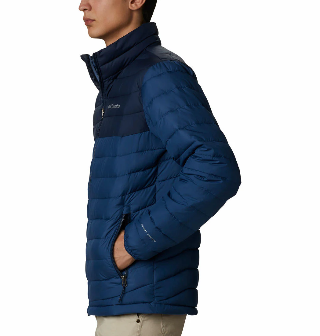 Columbia Men Blue Powder Lite Jacket - Image 2