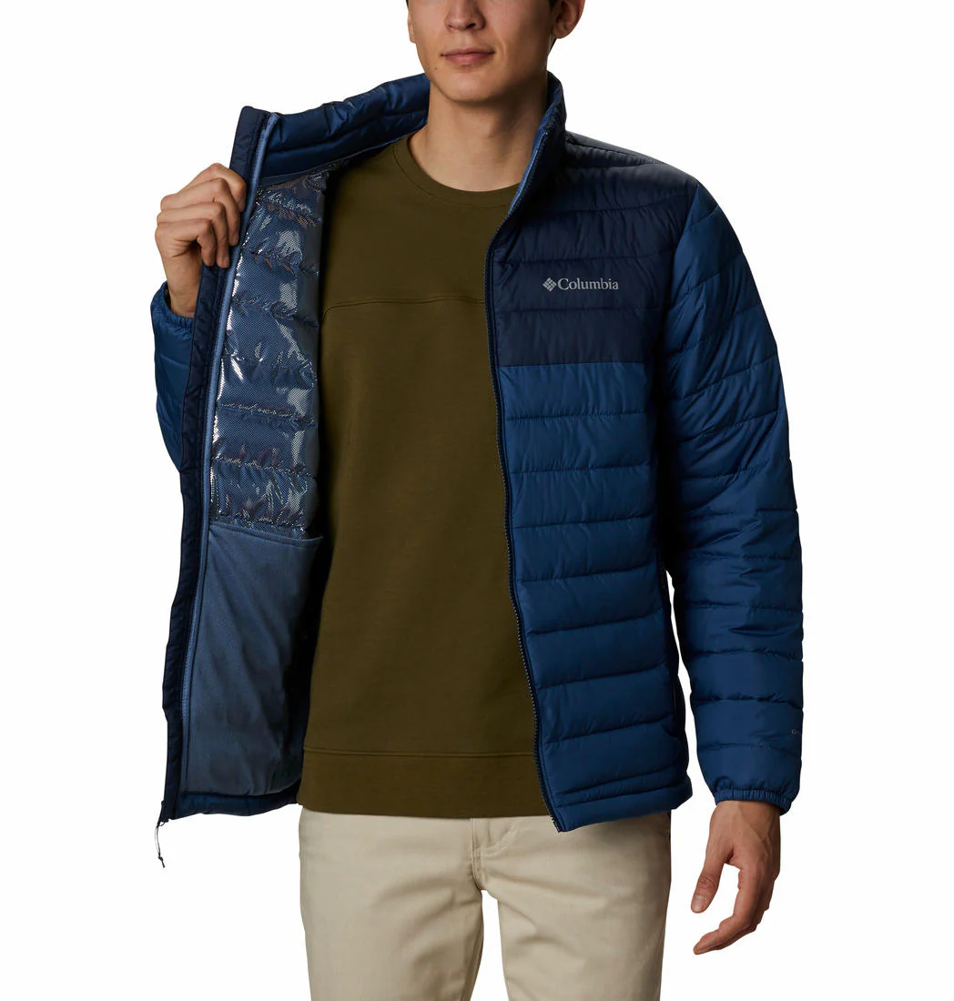 Columbia Men Blue Powder Lite Jacket - Image 4