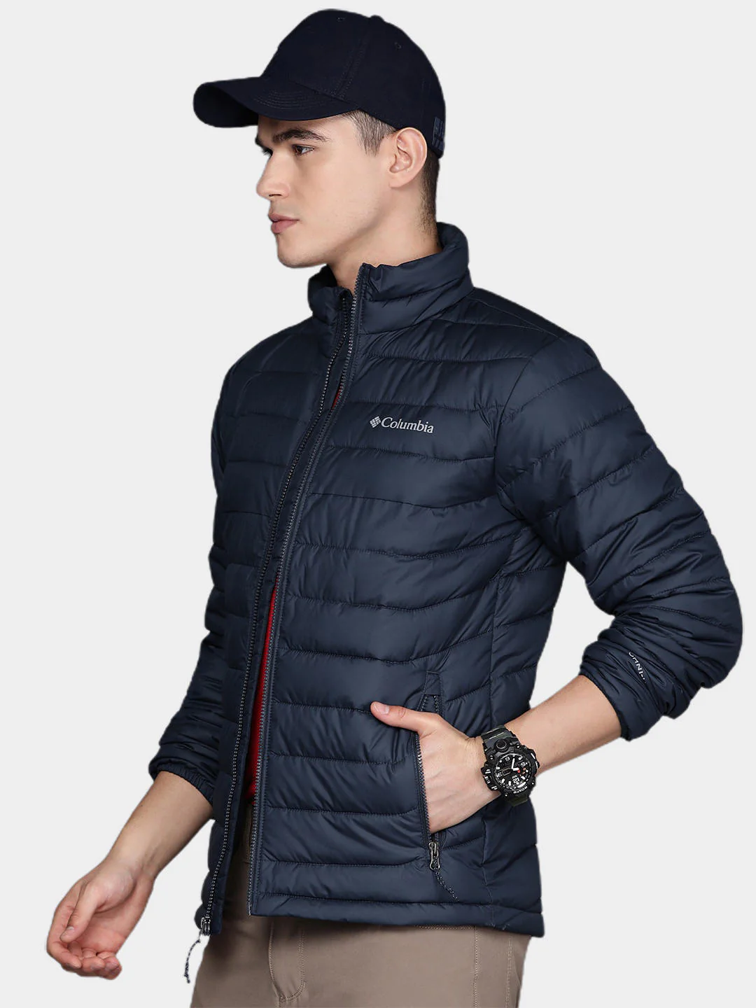 Columbia Men Blue Powder Lite Jacket - Image 9
