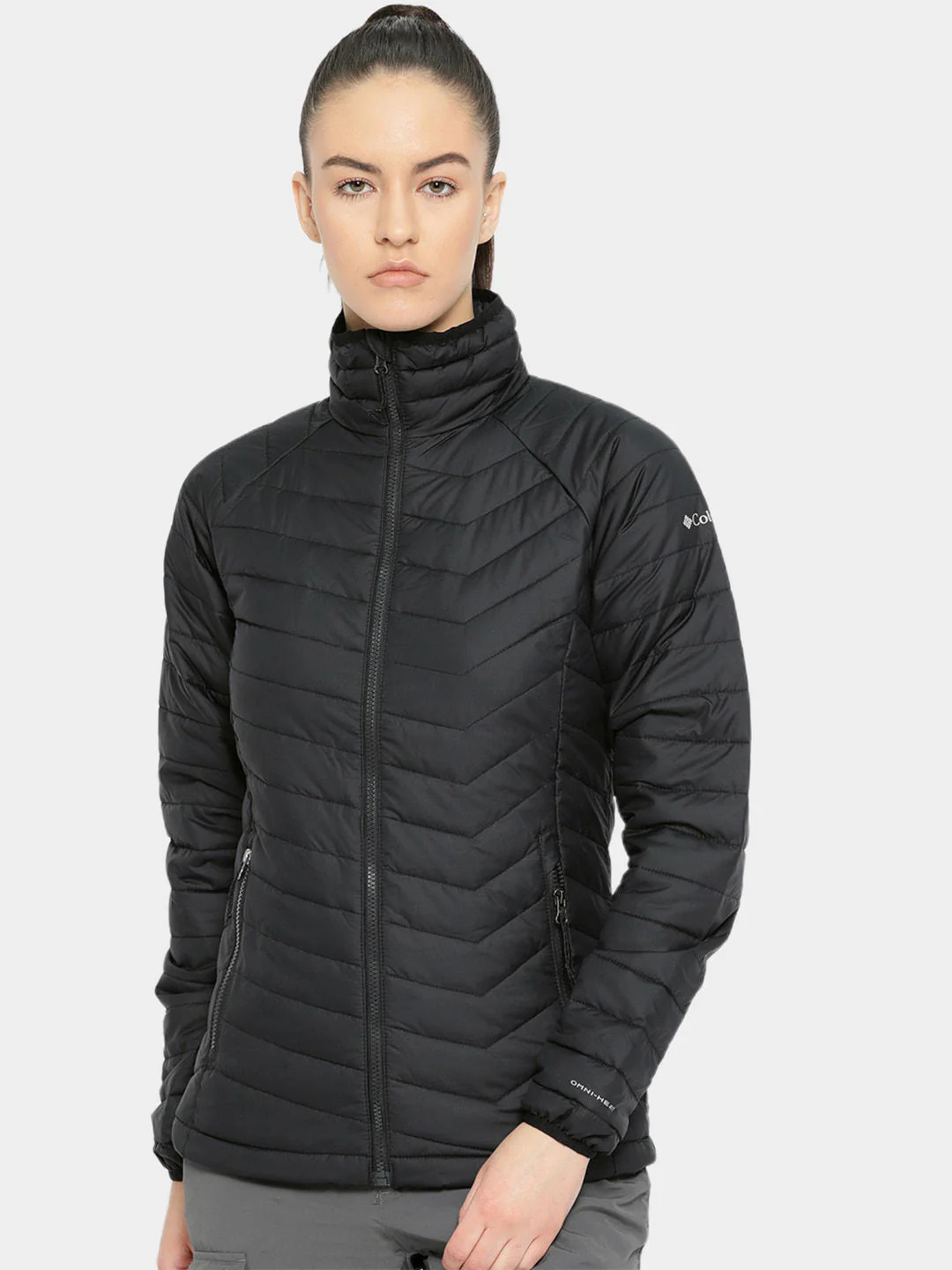 Columbia Women Black Powder Lite Jacket - Image 8