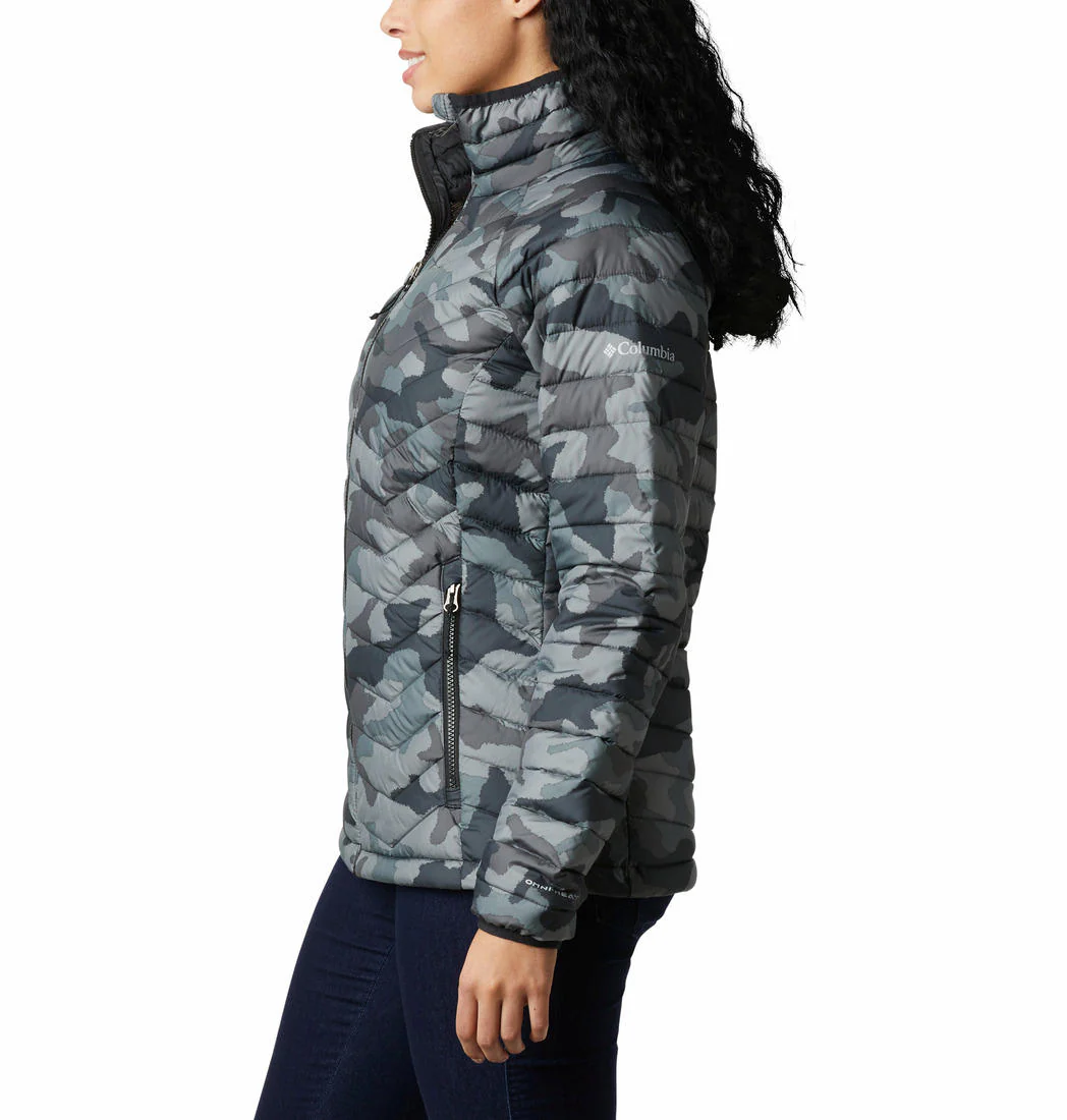 Columbia Women Black Powder Lite Jacket - Image 2