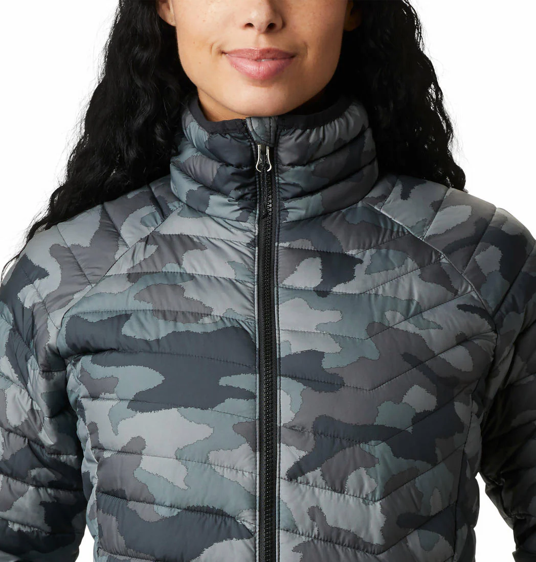 Columbia Women Black Powder Lite Jacket - Image 3