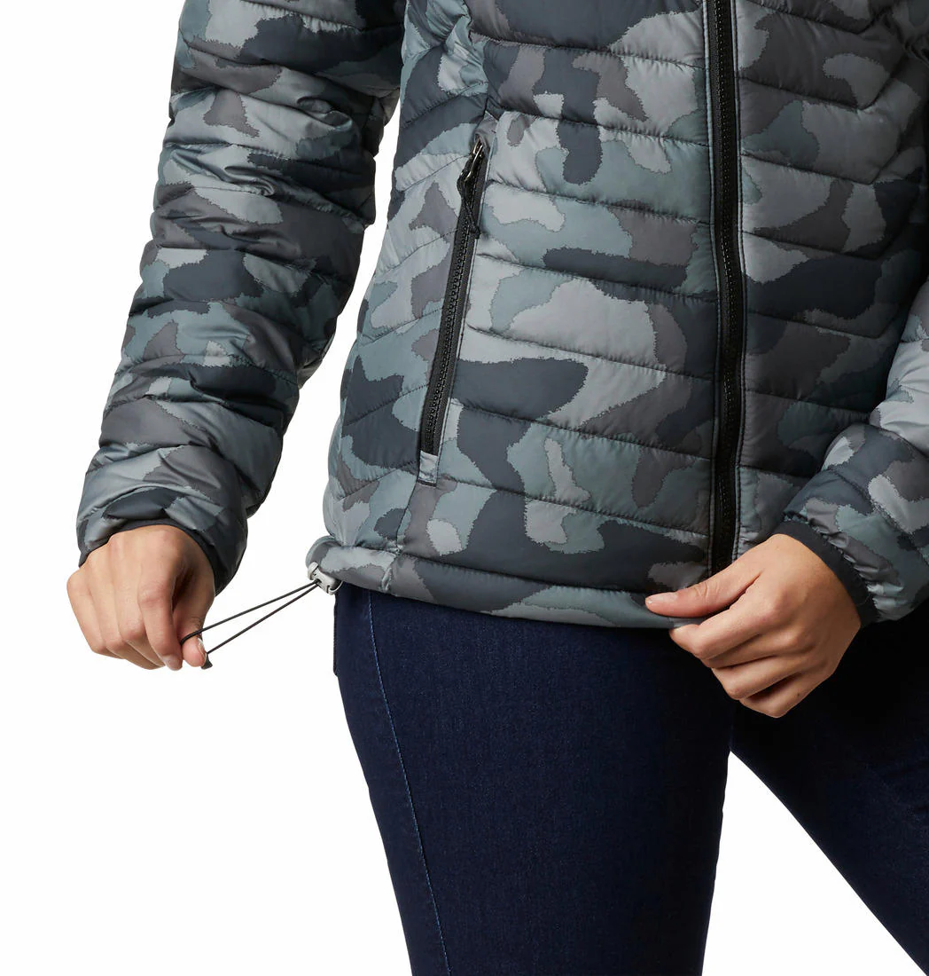 Columbia Women Black Powder Lite Jacket - Image 5