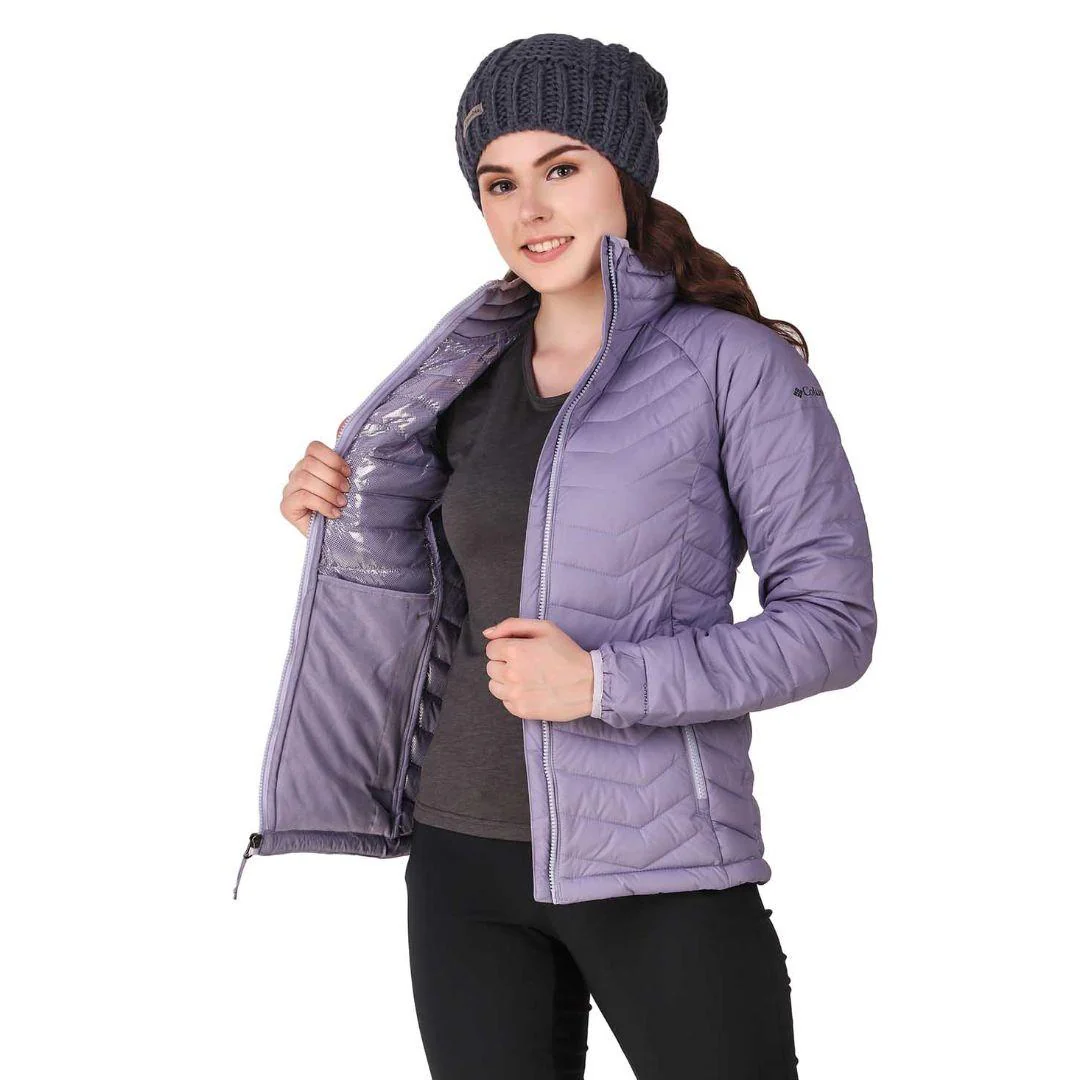 Columbia Women Purple Powder Lite Jacket - Image 5